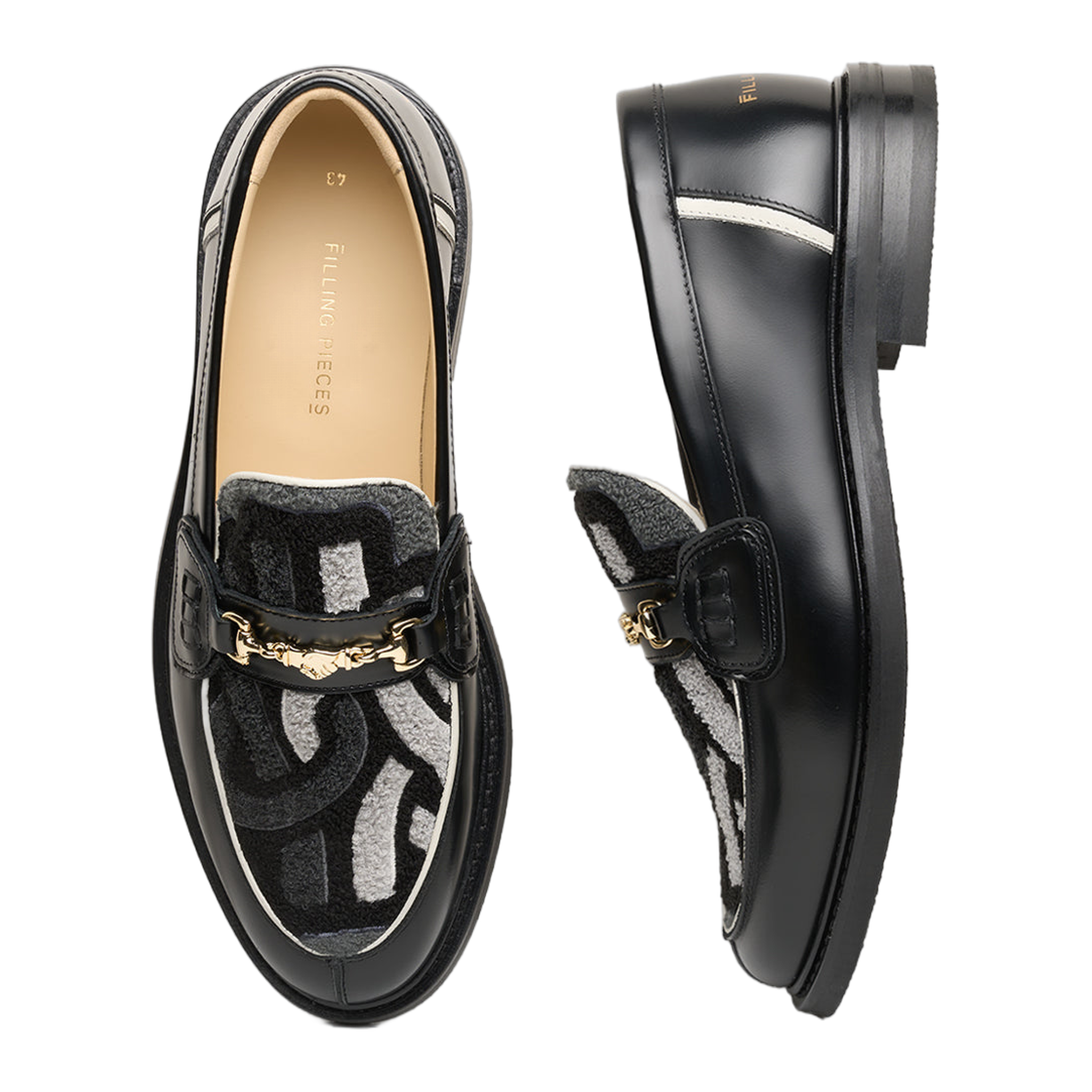 Loafer Gowtu Black / Grey