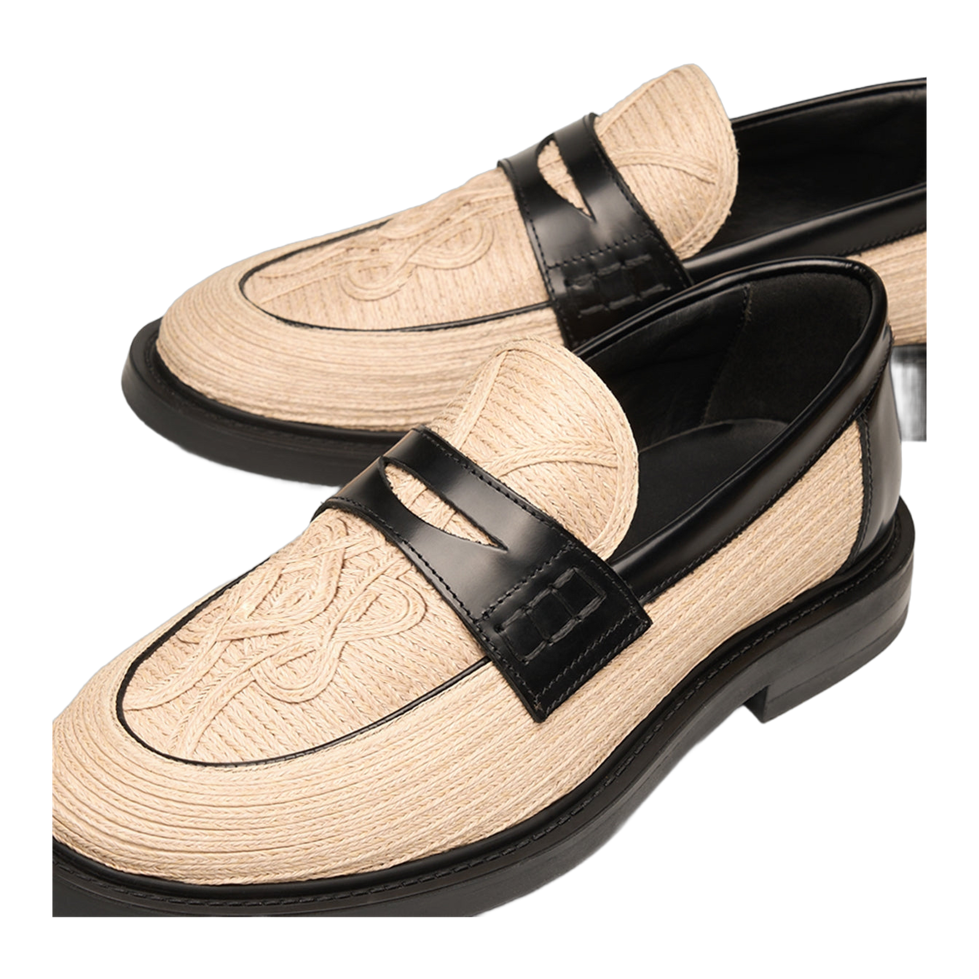 Loafer Solid Raffia Natural