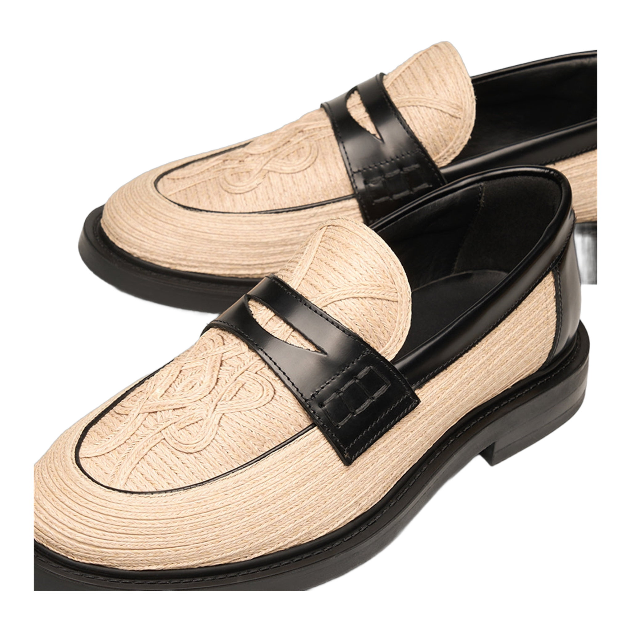 Loafer Solid Raffia Natural