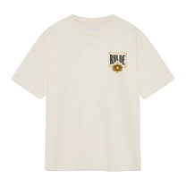 RHUDE PLAYING CARD TEE VINTAGE WHITE YELLOW