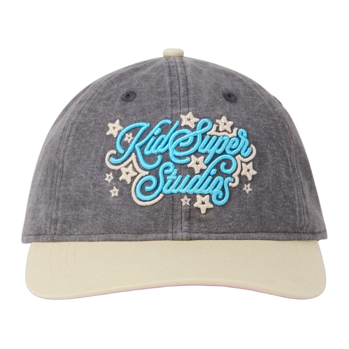 Stars Snapback Hat-Gray