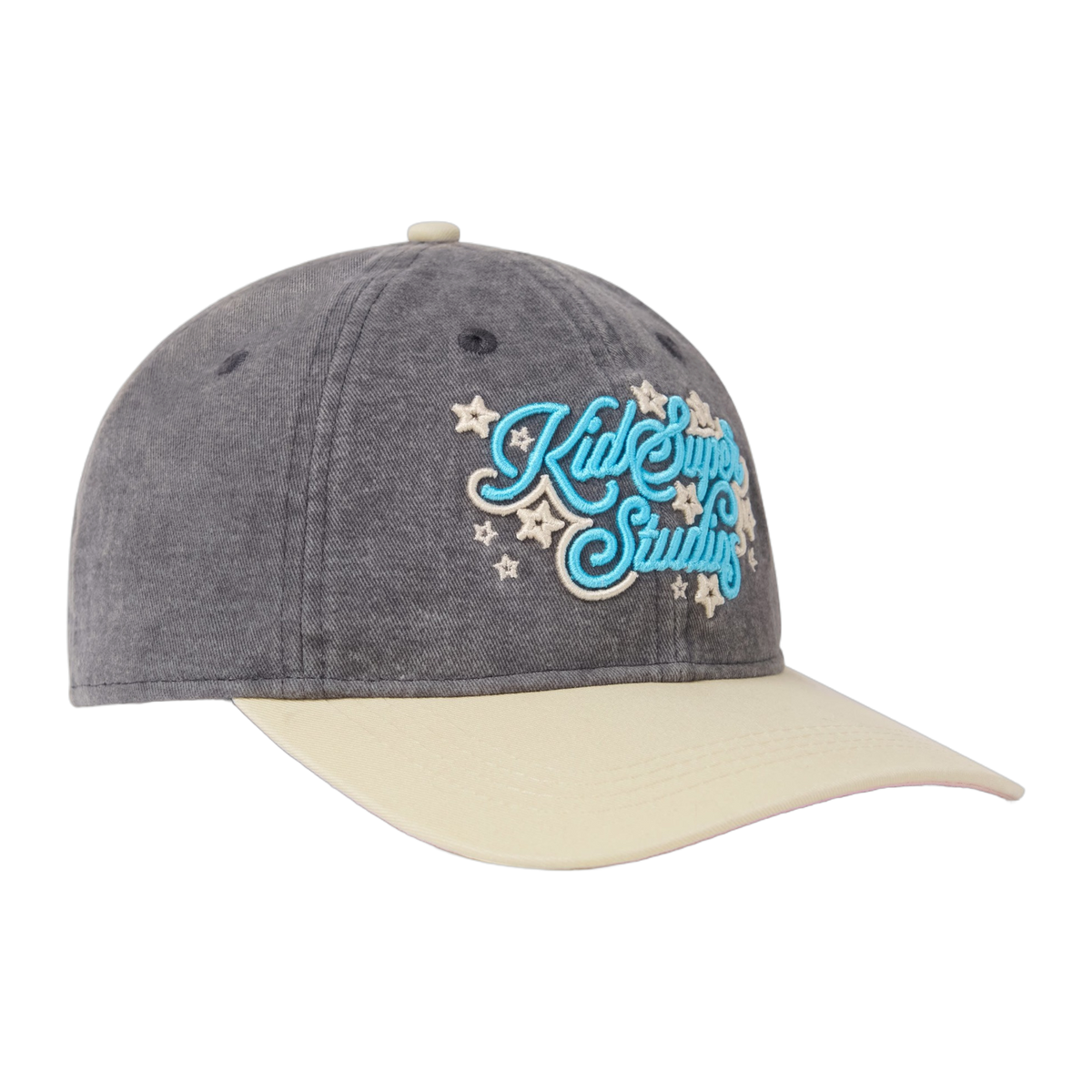 Stars Snapback Hat-Gray