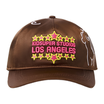KS LA Nylon Snapback Hat-Brown