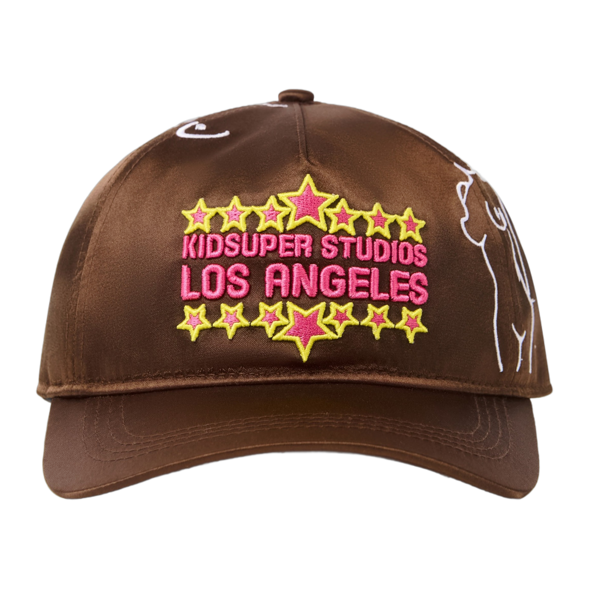 KS LA Nylon Snapback Hat-Brown