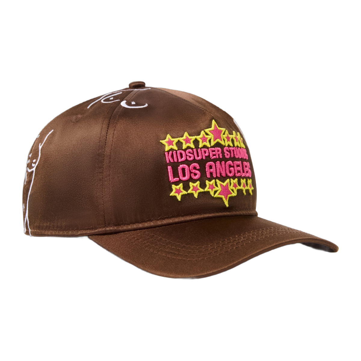 KS LA Nylon Snapback Hat-Brown