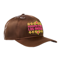 KS LA Nylon Snapback Hat-Brown