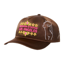 KS LA Nylon Snapback Hat-Brown