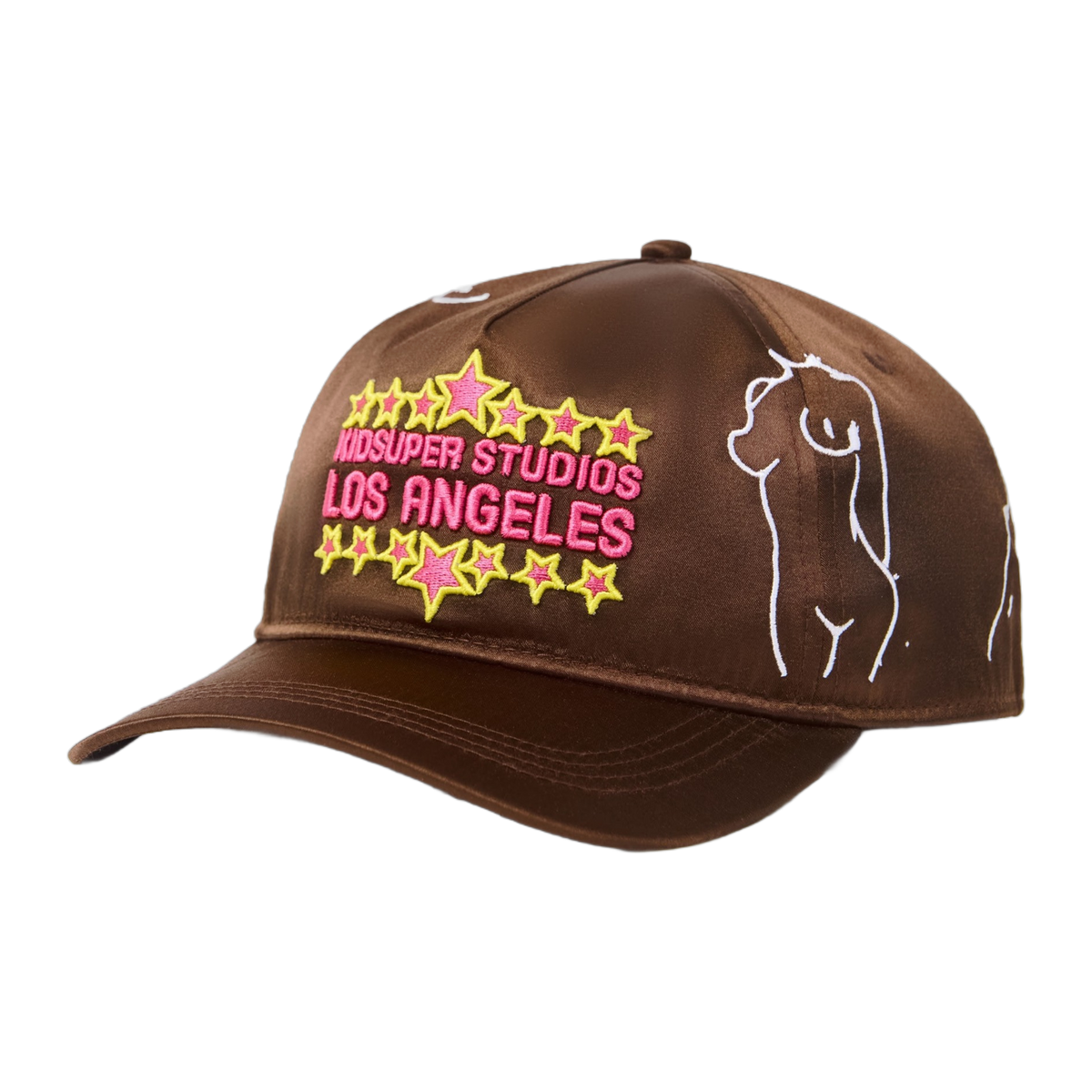 KS LA Nylon Snapback Hat-Brown