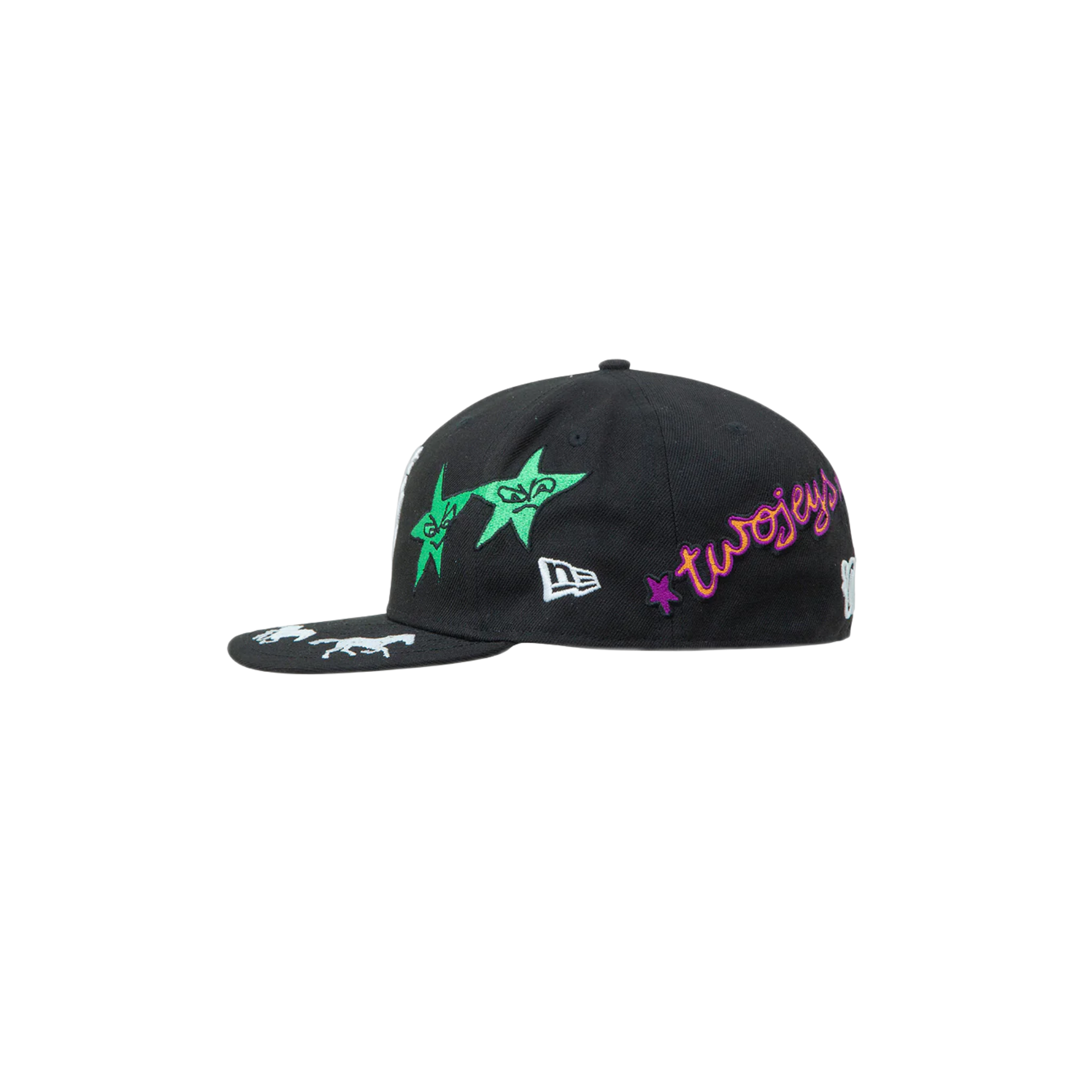 Two Jeys 59FIFTY Patches Black