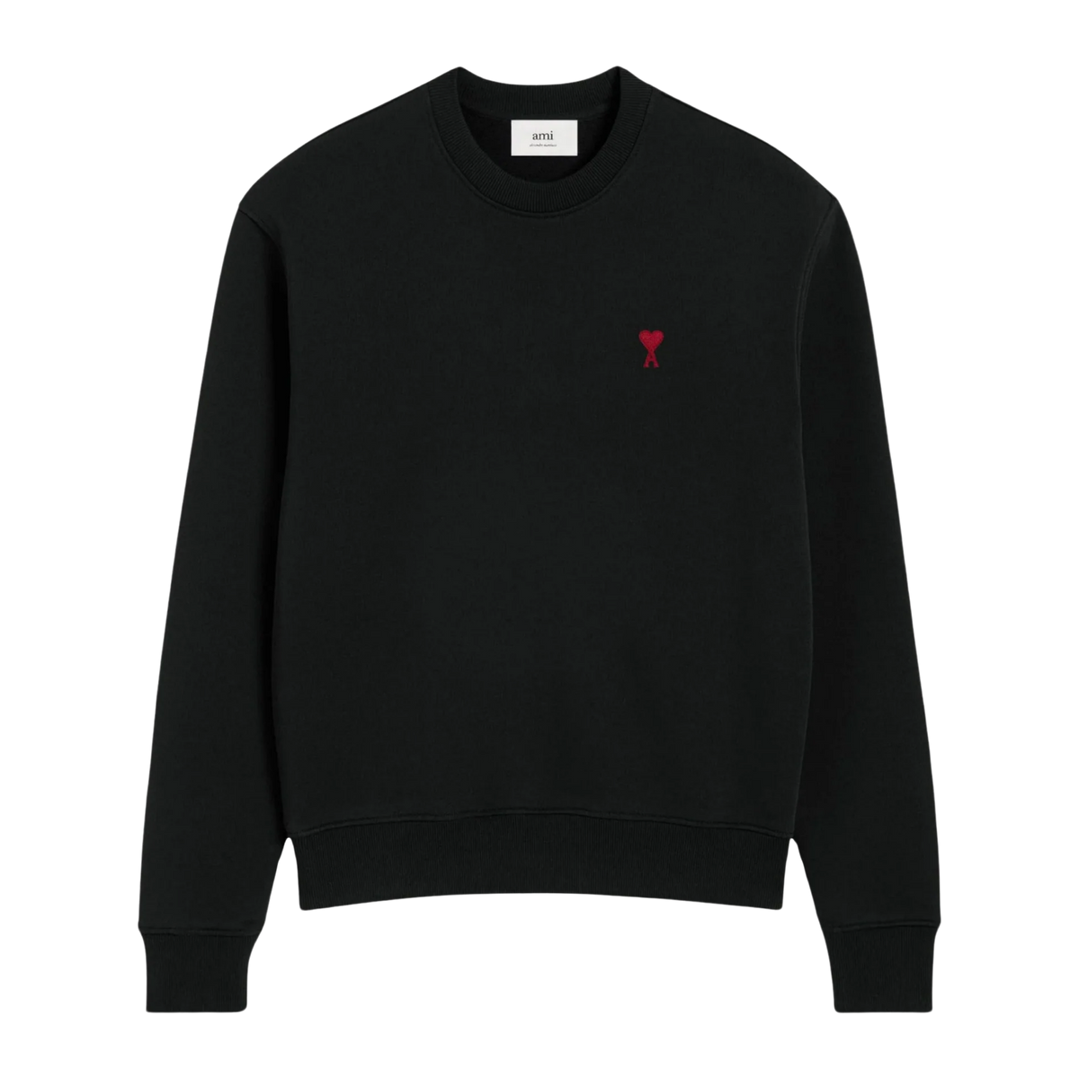 Sweatshirt Ami De Coeur Noir Rouge · kolab