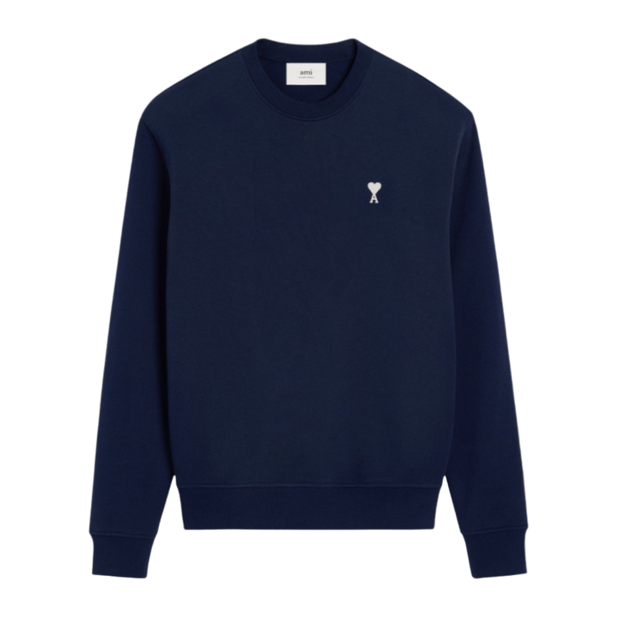 Sweatshirt Ami De Coeur – Ami Paris – Bleu Marine Blanc · kolab
