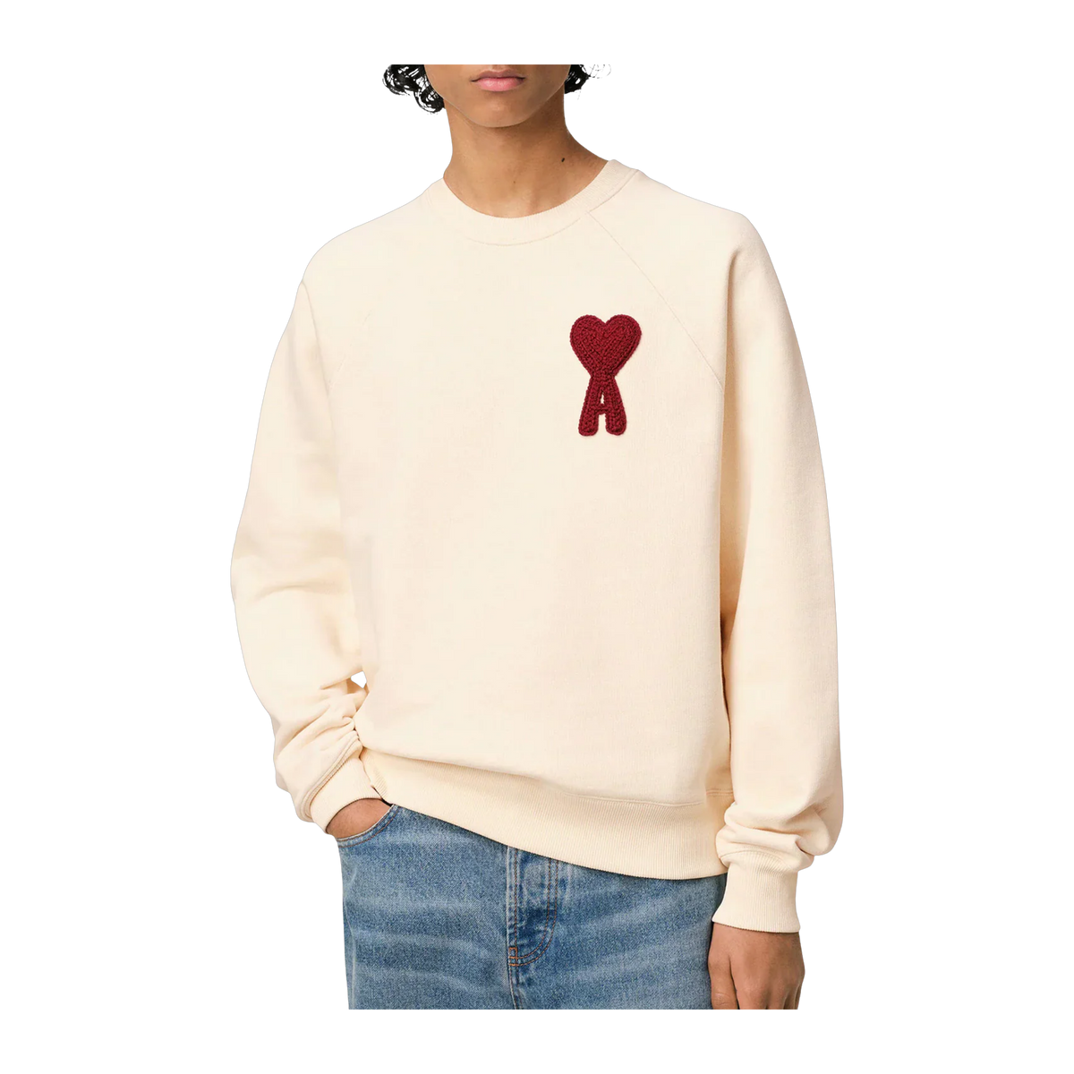 Sweatshirt Ami De Coeur Rouge Patch · kolab
