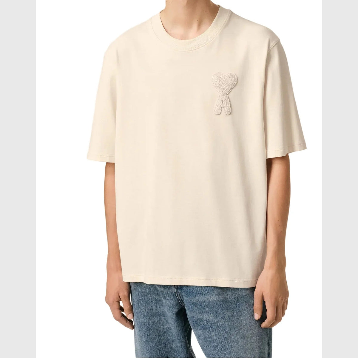 T-Shirt Patch Ami De Coeur – Ami Paris – Beige · kolab