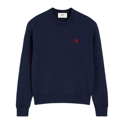 Sweatshirt Ami De Coeur Bleu Marine Rouge