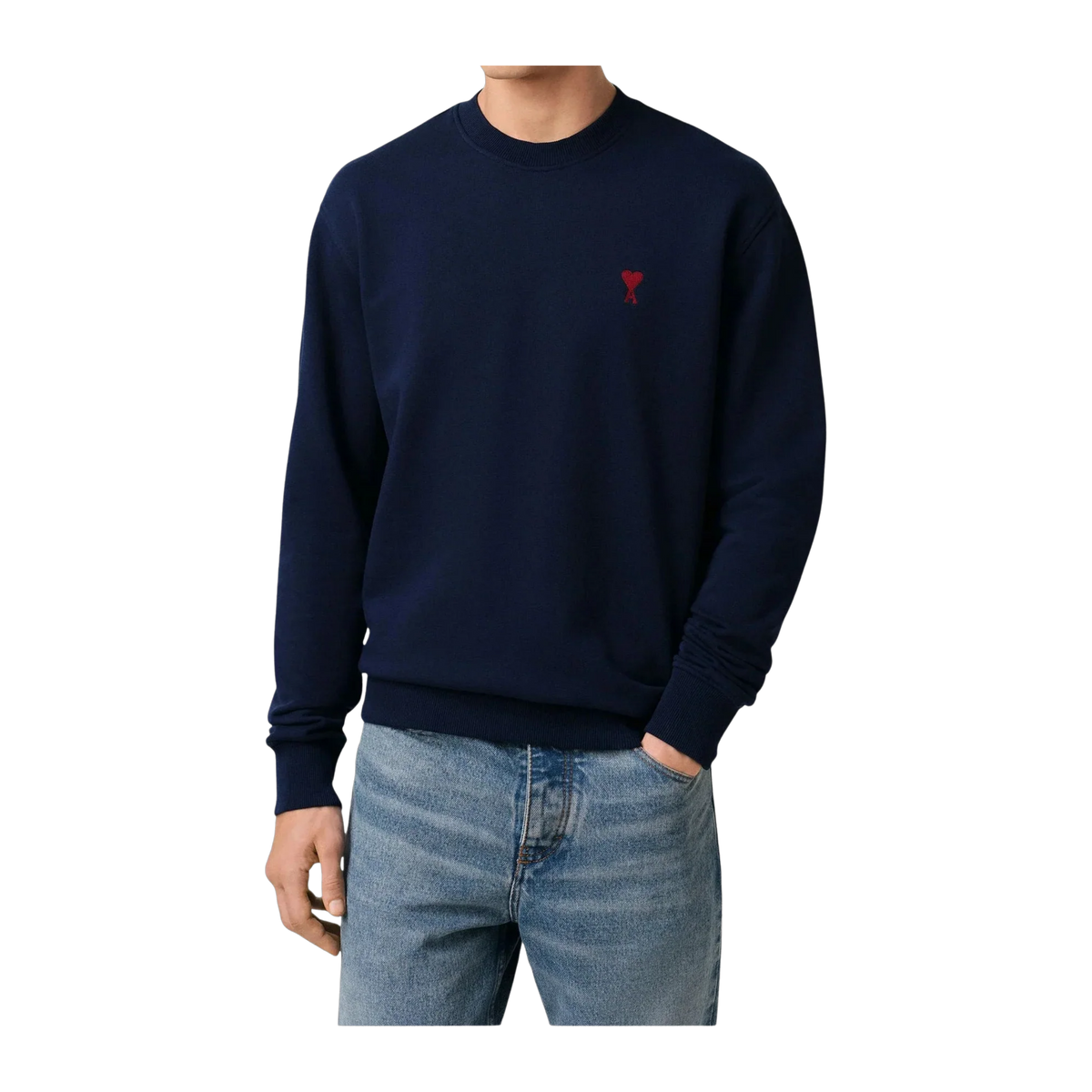 Sweatshirt Ami De Coeur Bleu Marine Rouge · kolab
