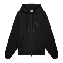 Zip Hoodie Topiary Vintage Black