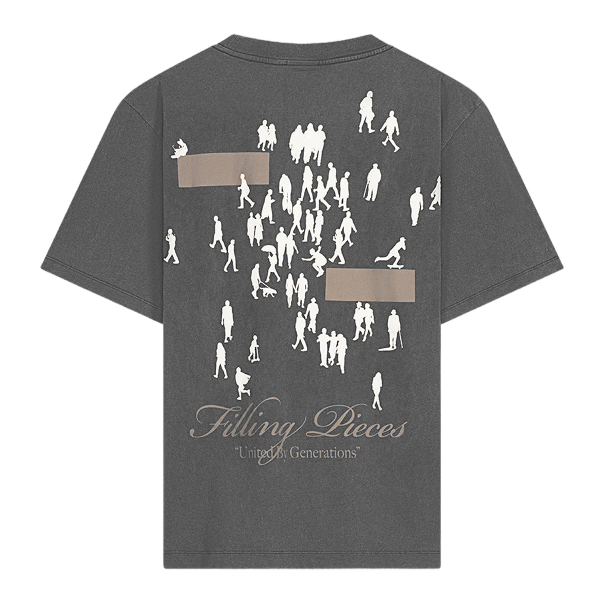 T-shirt United by Generations Vintage Black