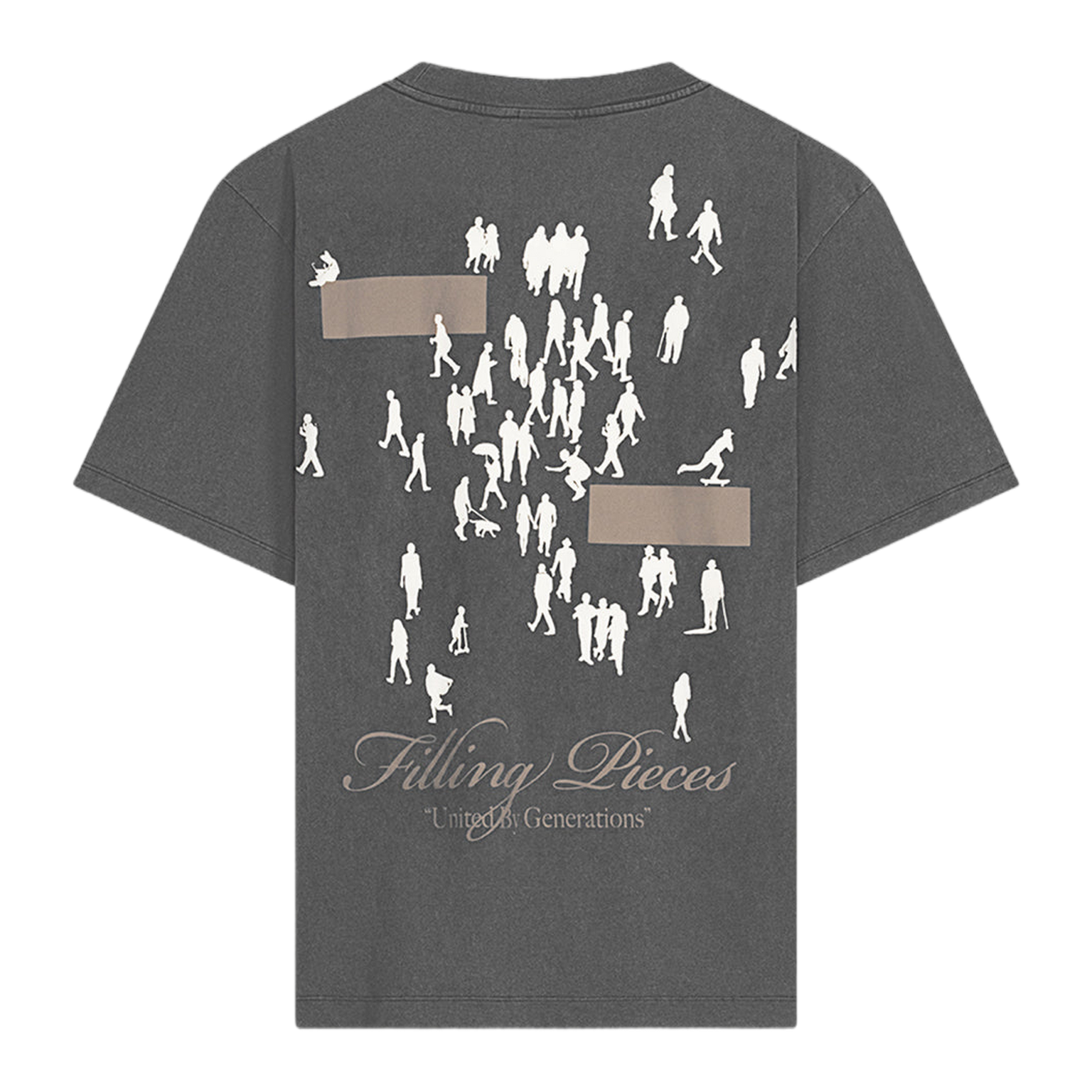 T-shirt United by Generations Vintage Black