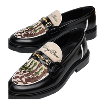 Loafer Chess Black