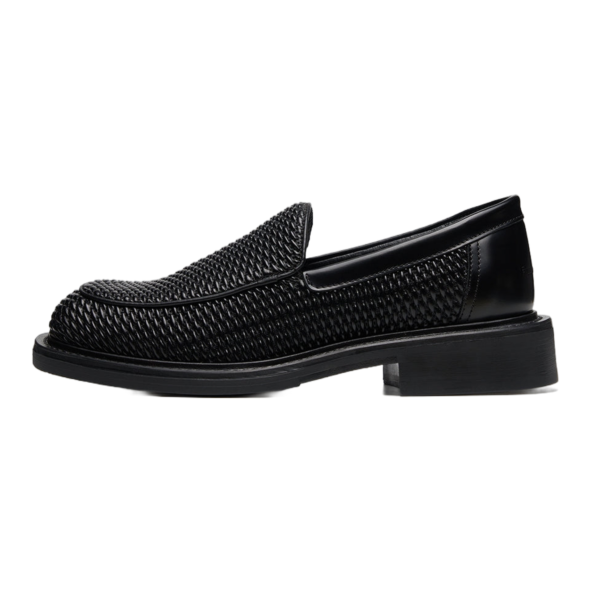 Square Loafer Reed Black
