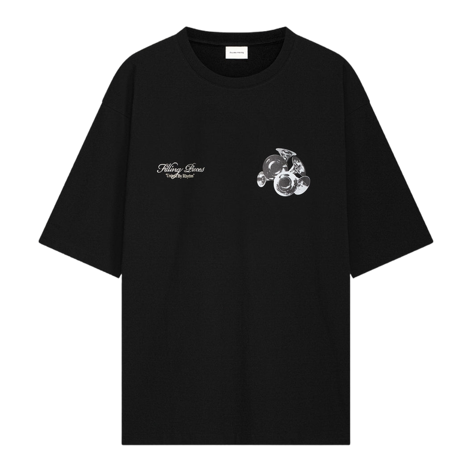 T-shirt Boxy Bouquet Black