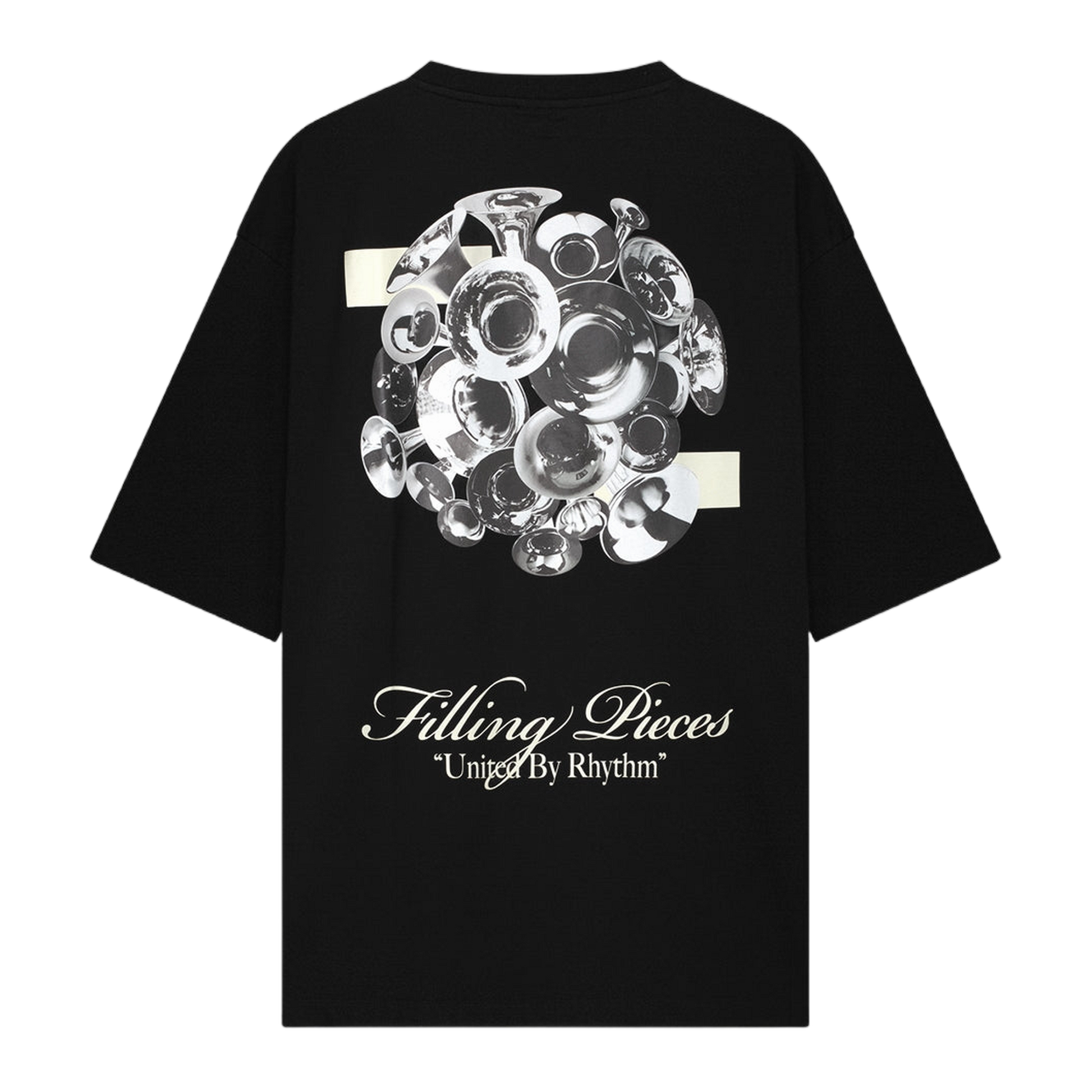 T-shirt Boxy Bouquet Black