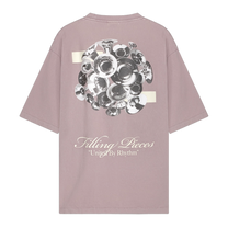 T-shirt Boxy Bouquet Vintage Moonscape