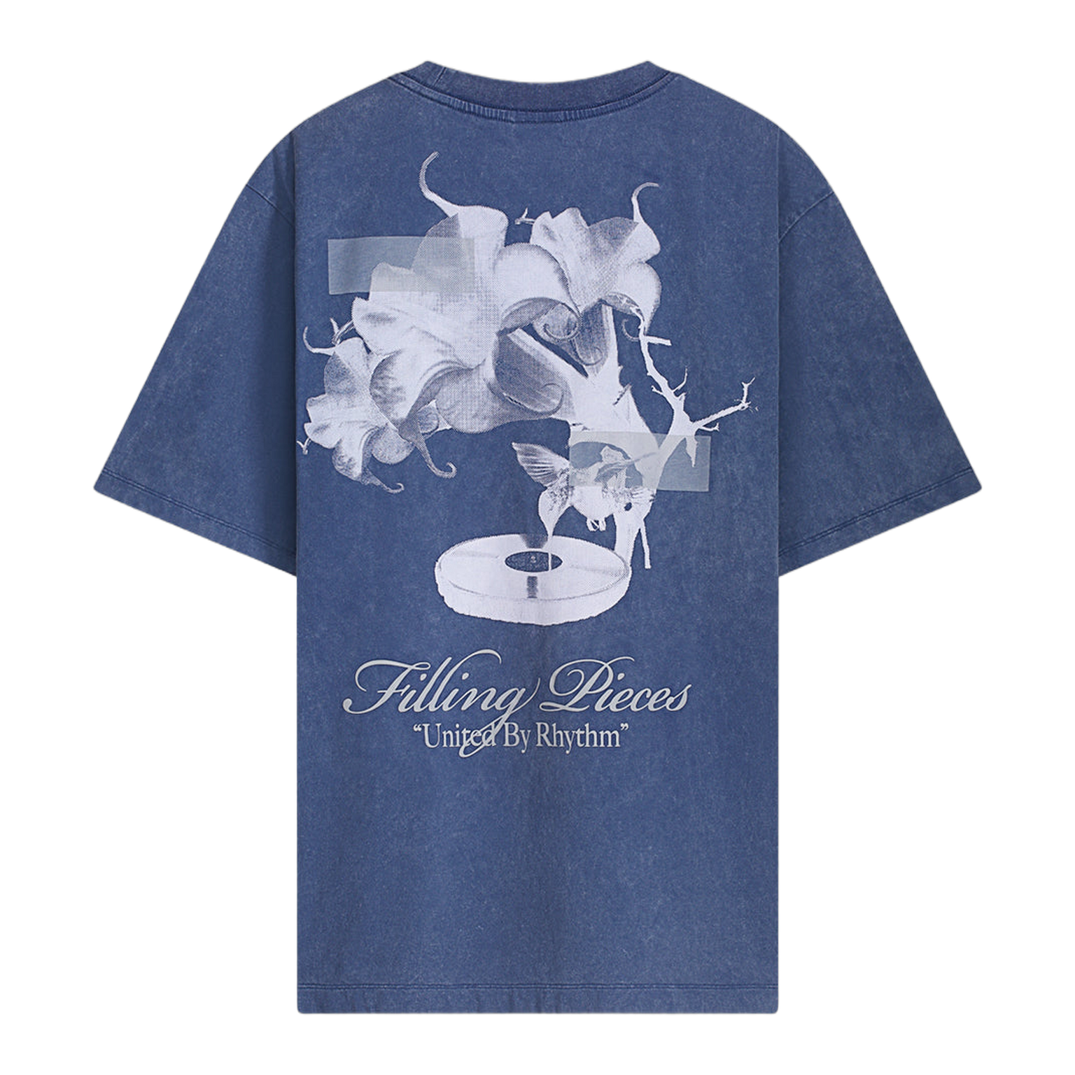 T-shirt Grammophone Vintage Blue
