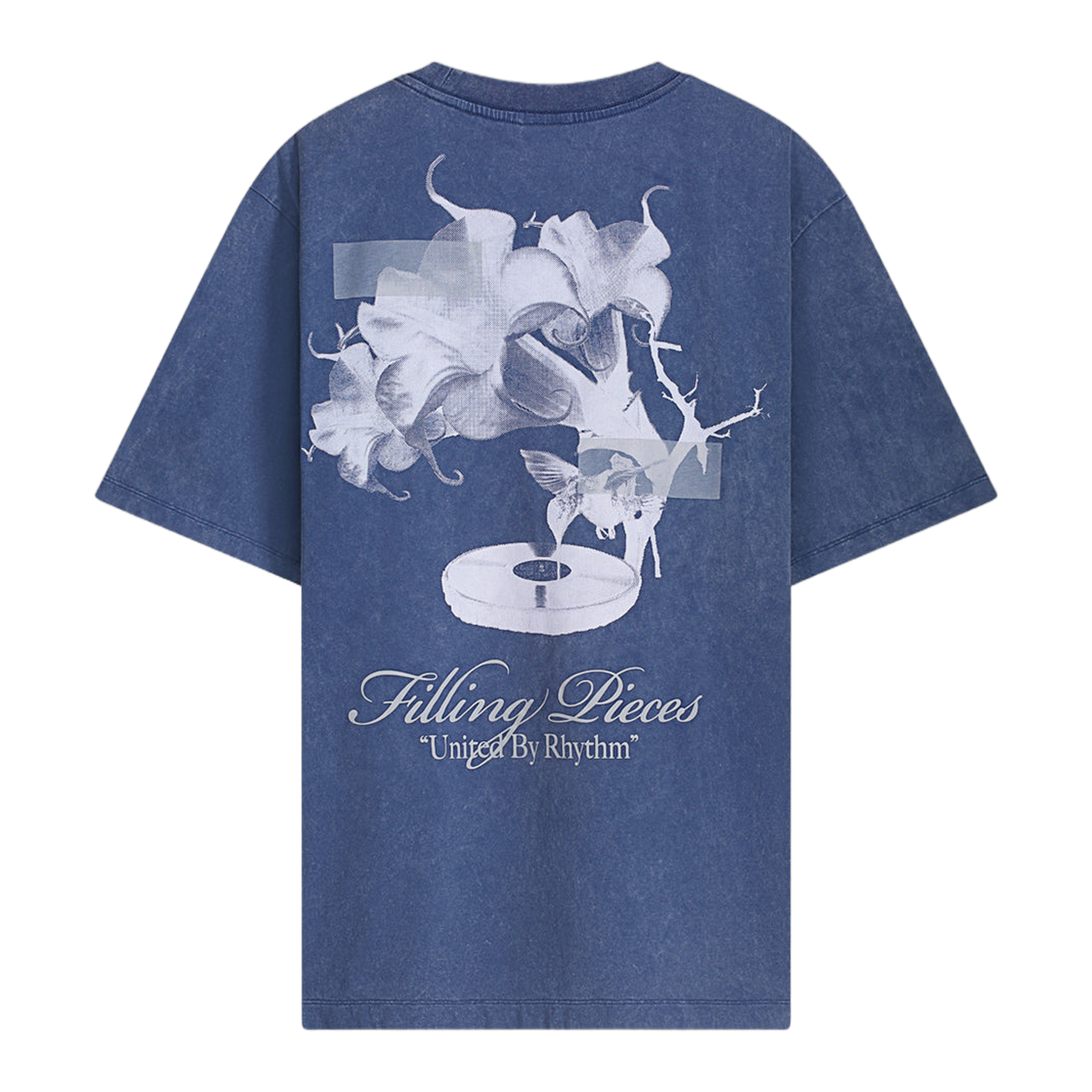 T-shirt Grammophone Vintage Blue