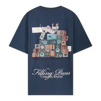 T-shirt Speaker Wall Navy