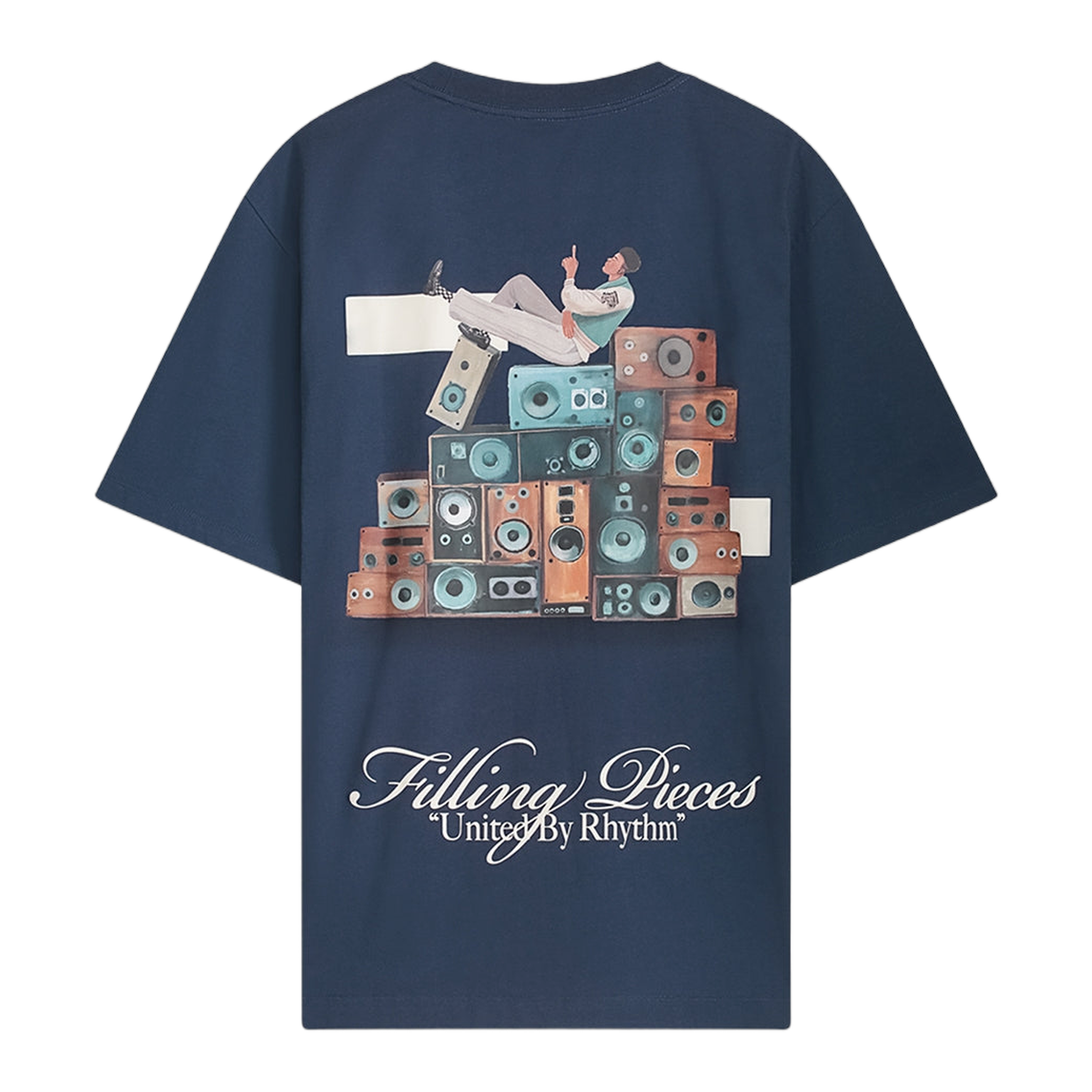 T-shirt Speaker Wall Navy