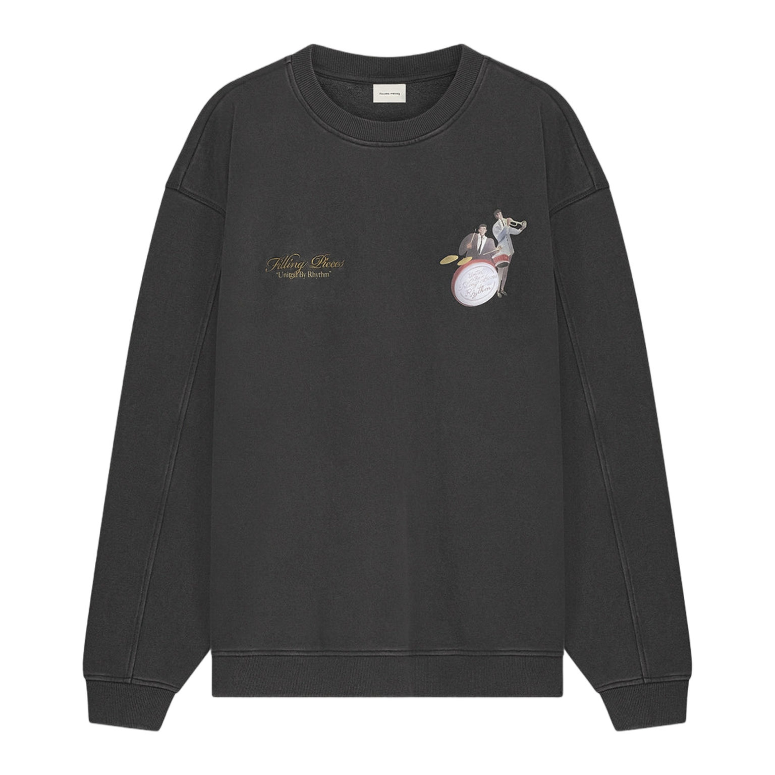 Sweatshirt Band Vintage Black
