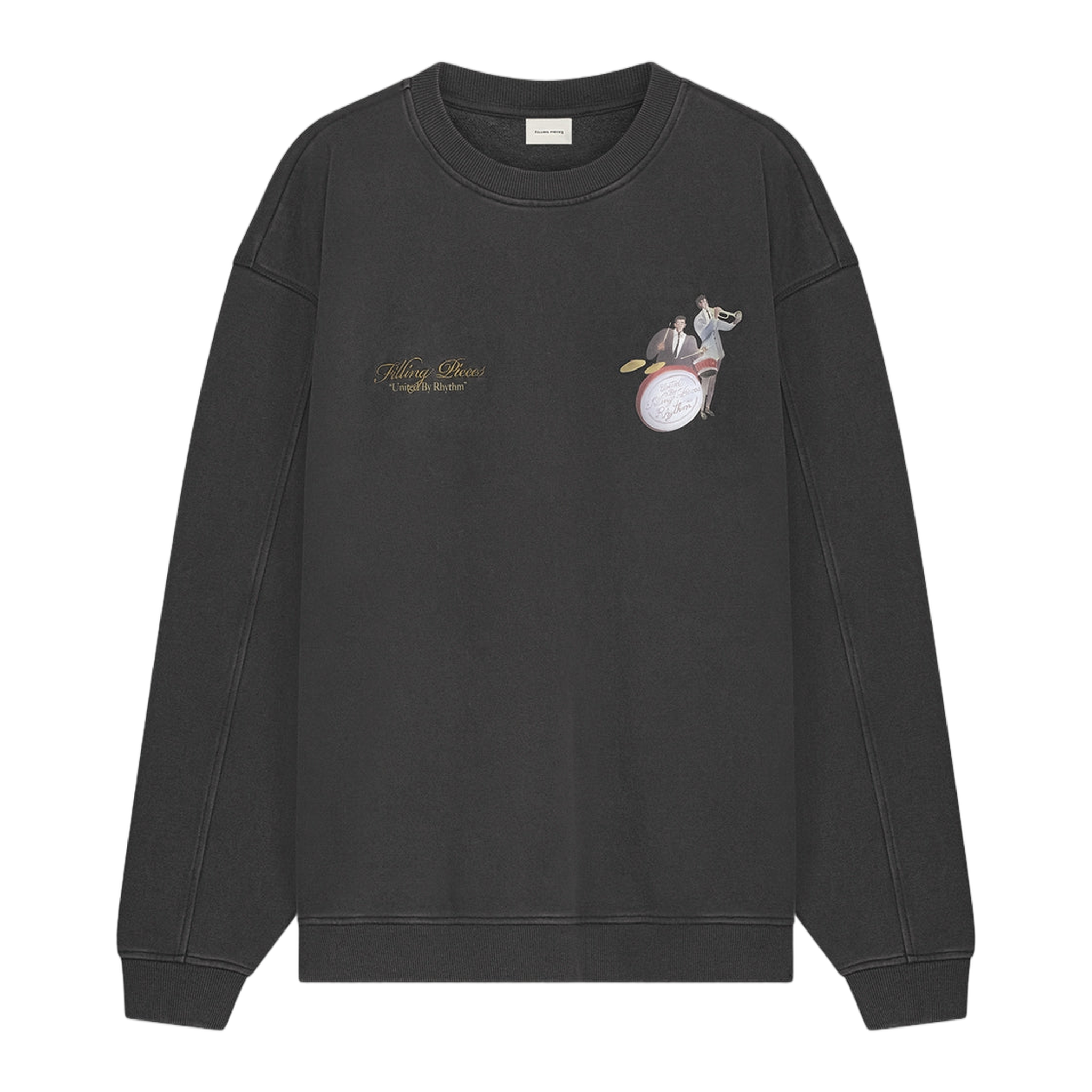 Sweatshirt Band Vintage Black