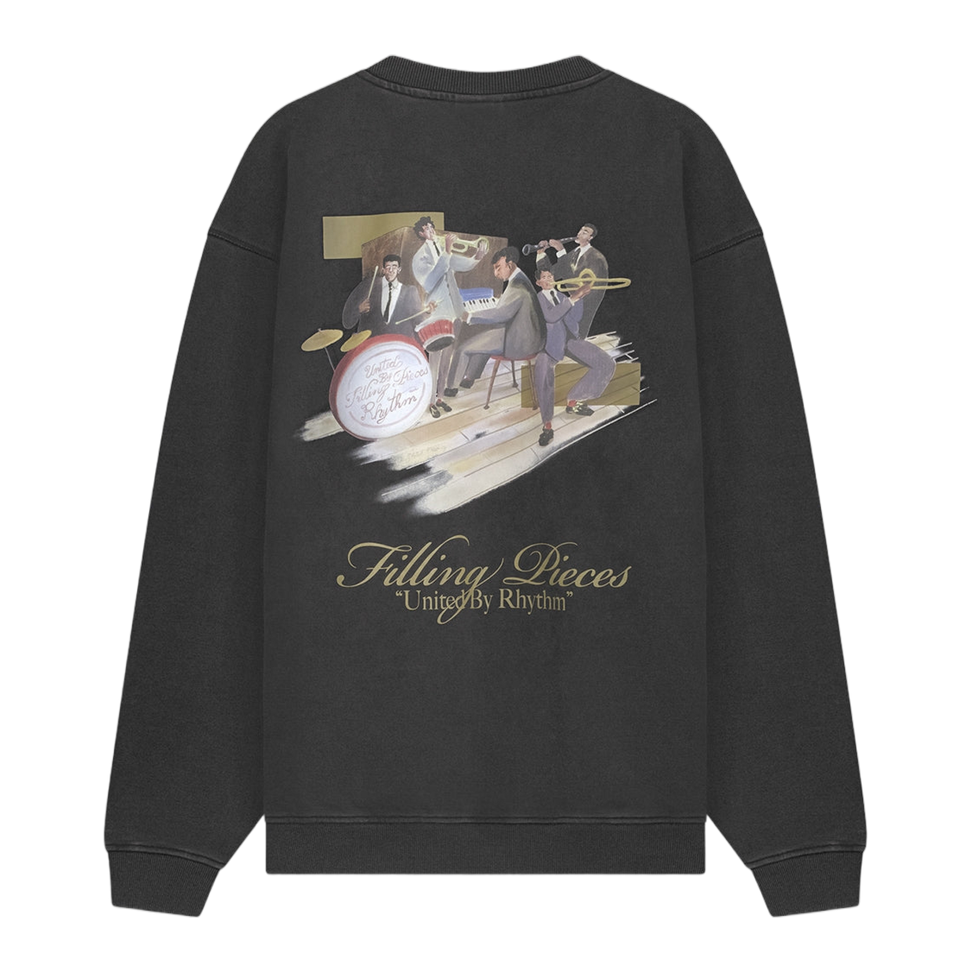 Sweatshirt Band Vintage Black