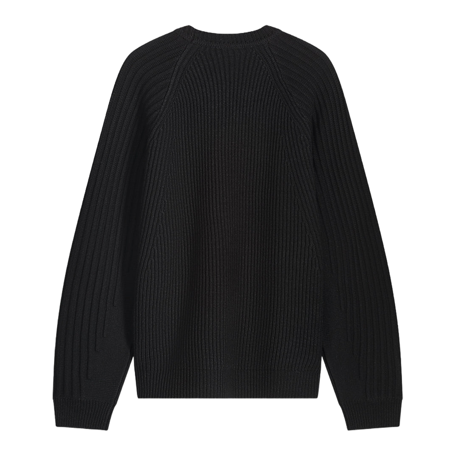 Knit Sweater Raglan Black