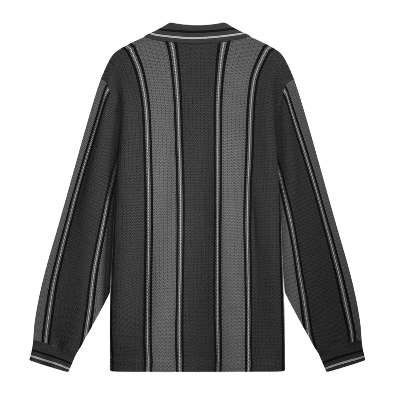 Knit Football Jersey Black / Grey