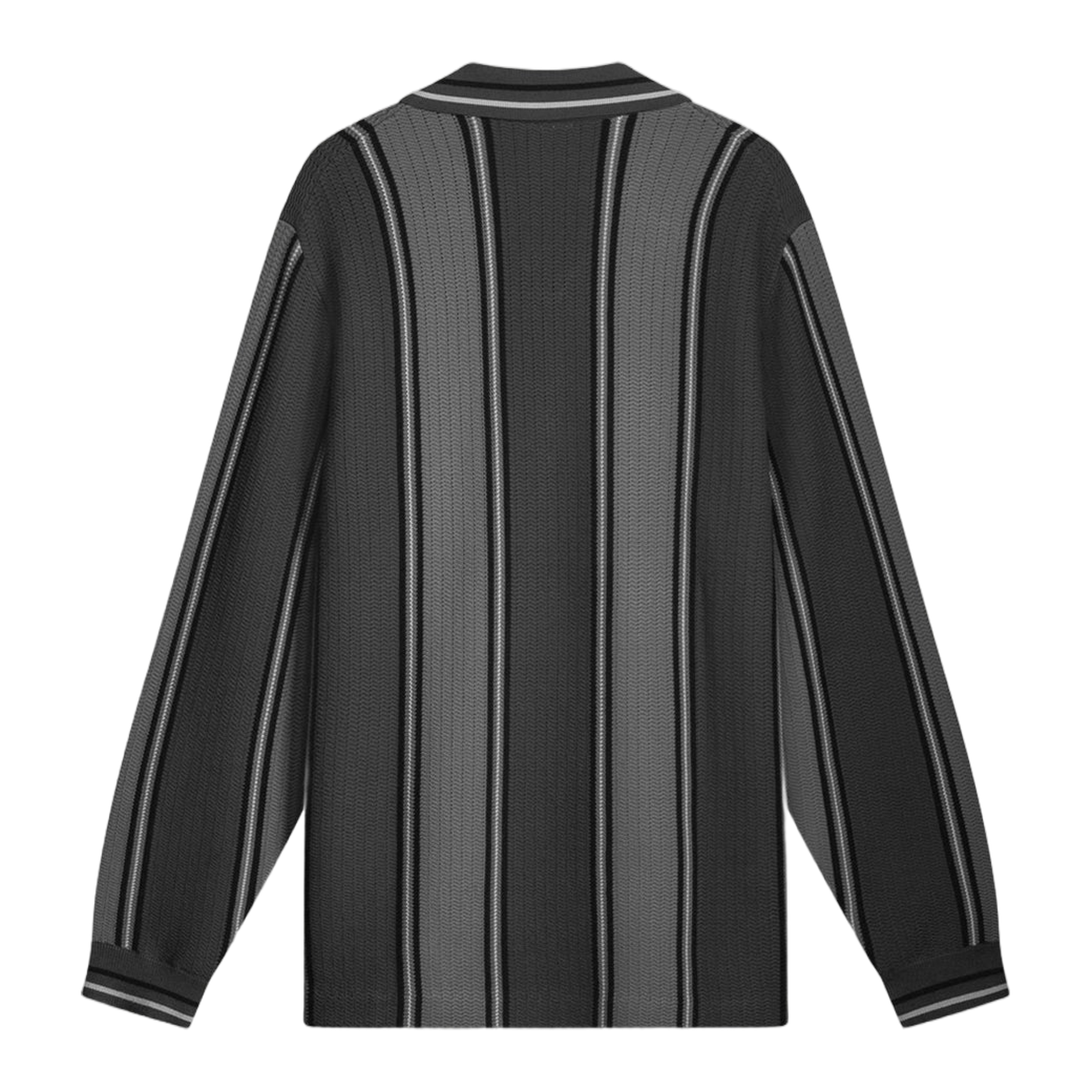 Knit Football Jersey Black / Grey
