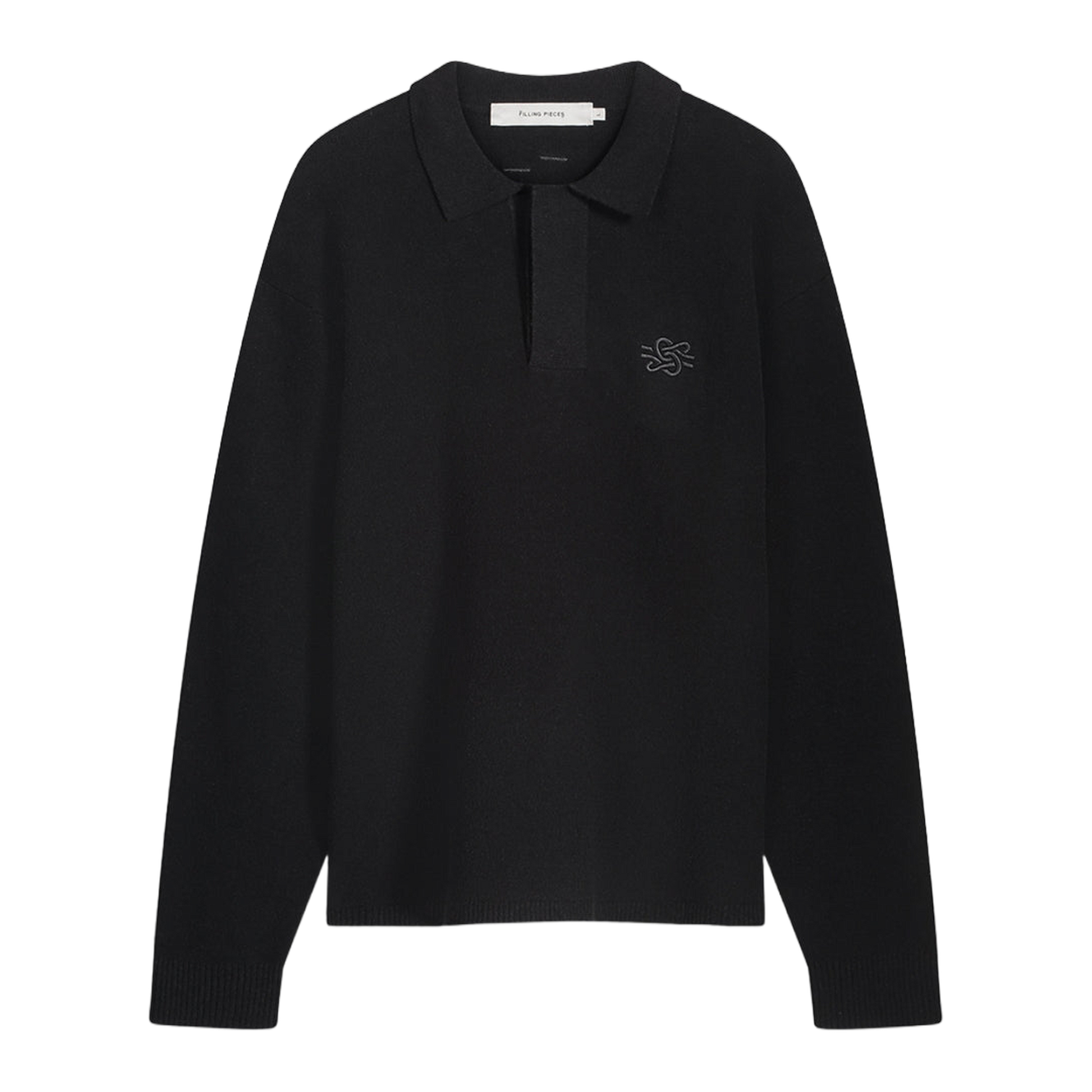 Knit Shirt Boucle Black