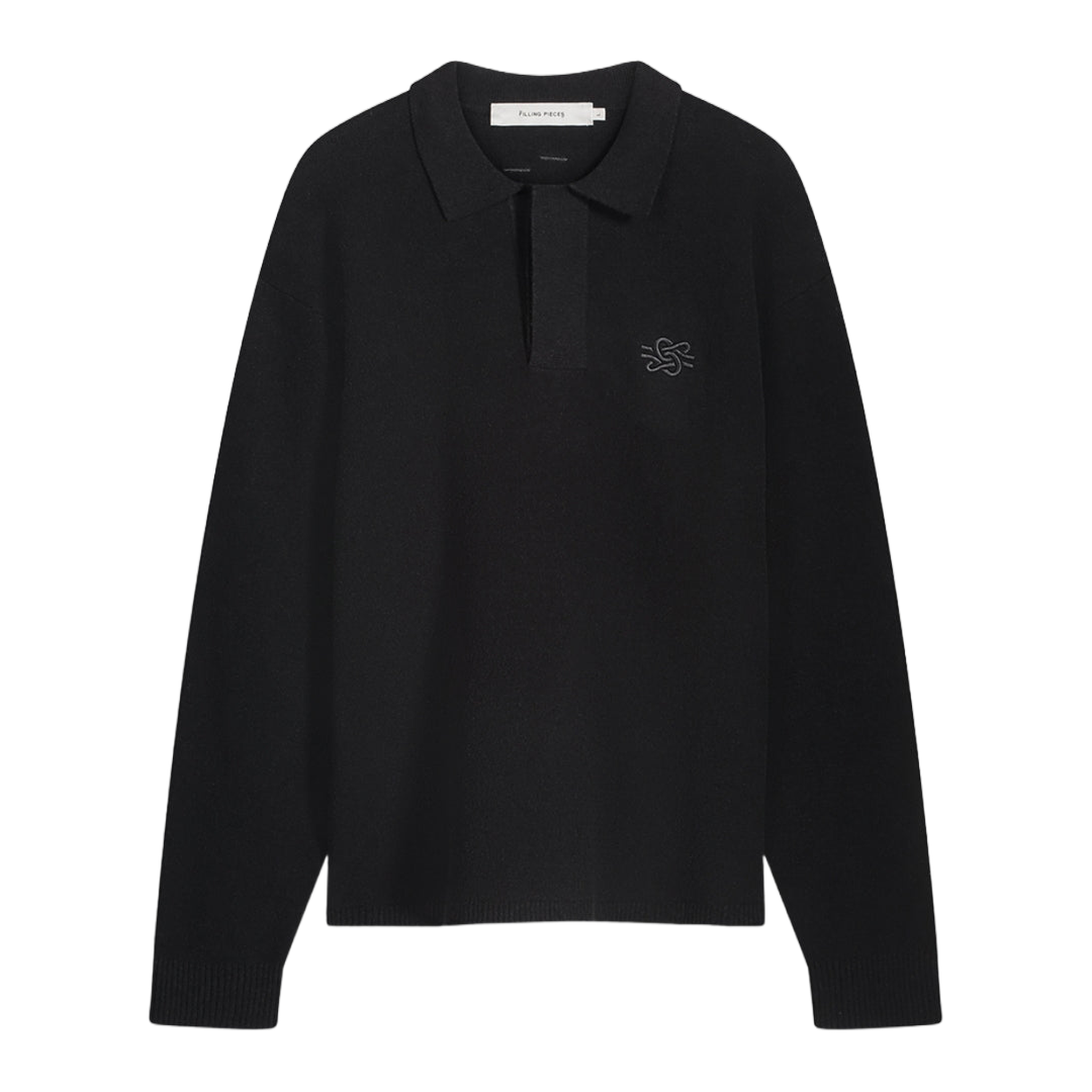 Knit Shirt Boucle Black