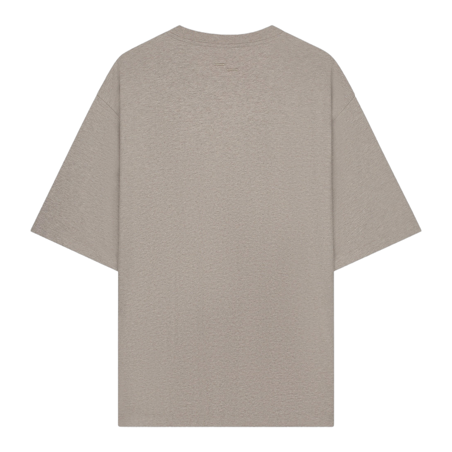 T-Shirt Boxy Embroidered Melange Pure