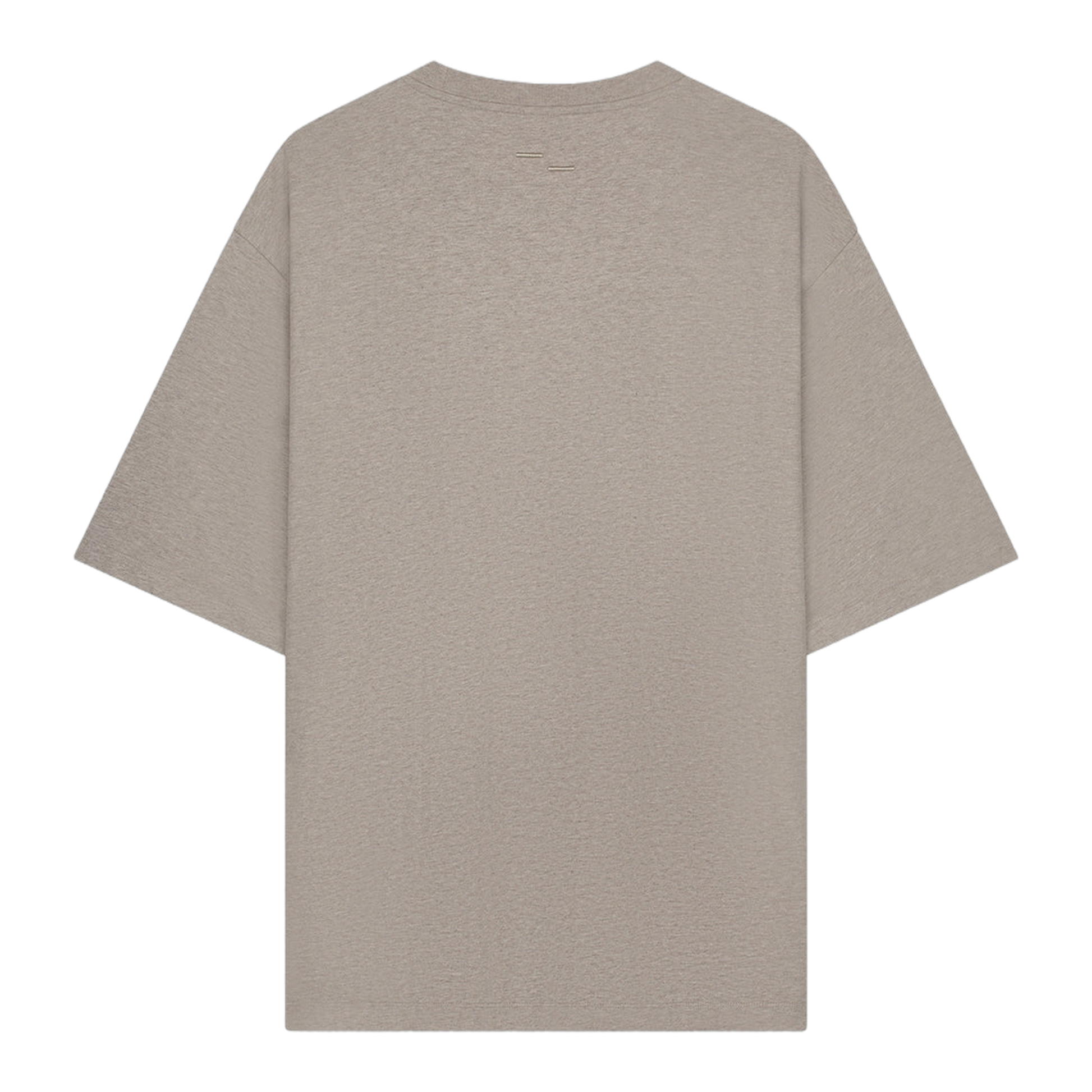 T-Shirt Boxy Embroidered Melange Pure