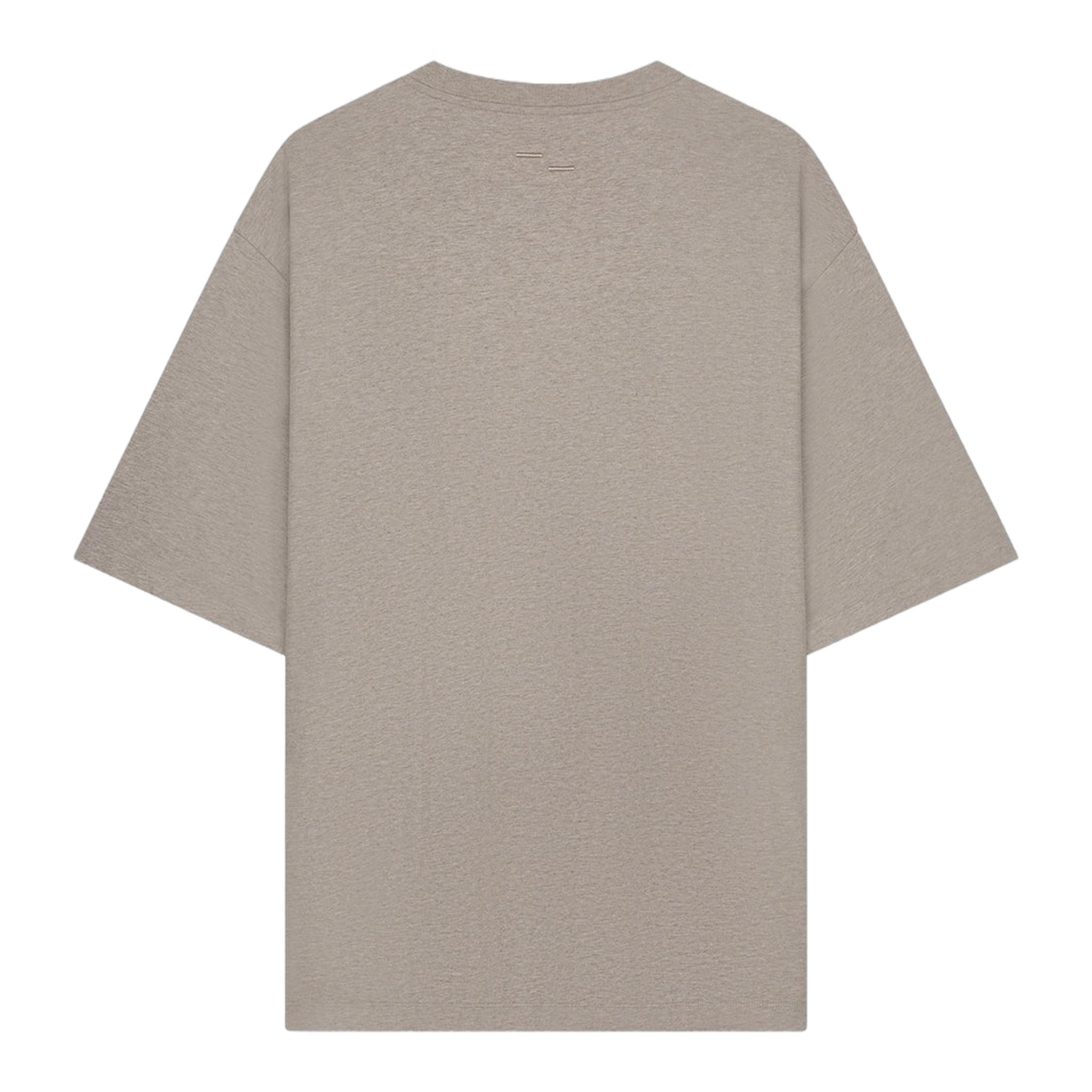 T-Shirt Boxy Embroidered Melange Pure