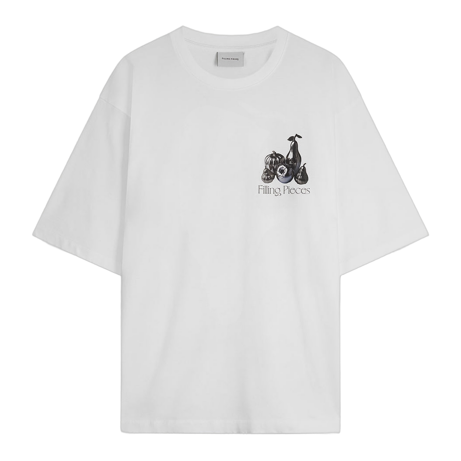 T-shirt Boxy Chrome Fruit White