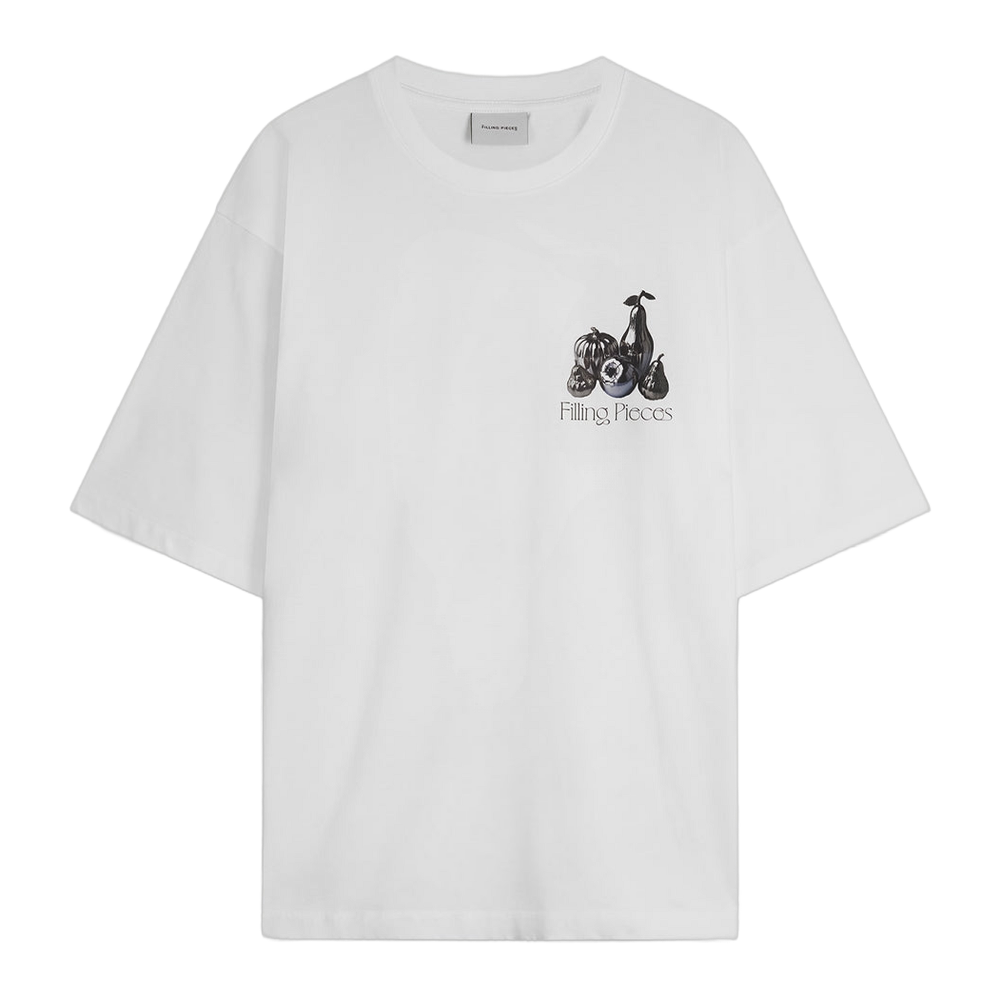 T-shirt Boxy Chrome Fruit White
