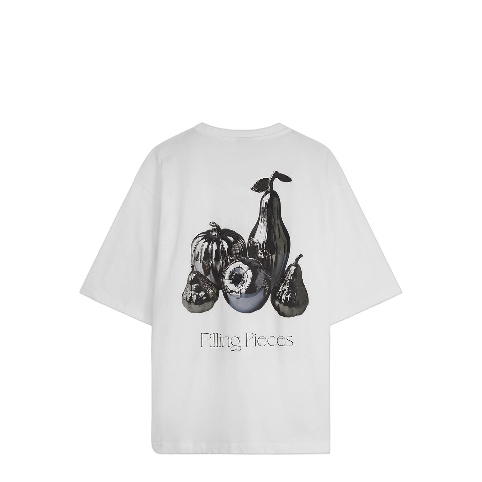 T-shirt Boxy Chrome Fruit White