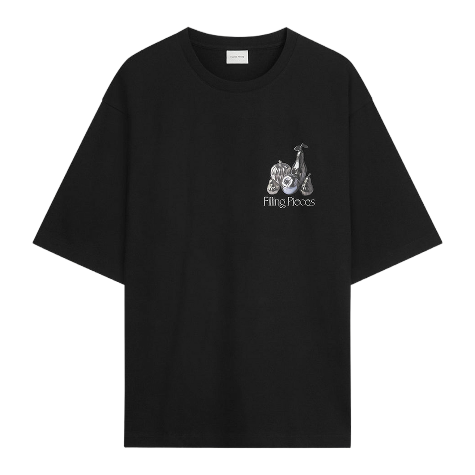 T-shirt Boxy Chrome Fruit Black