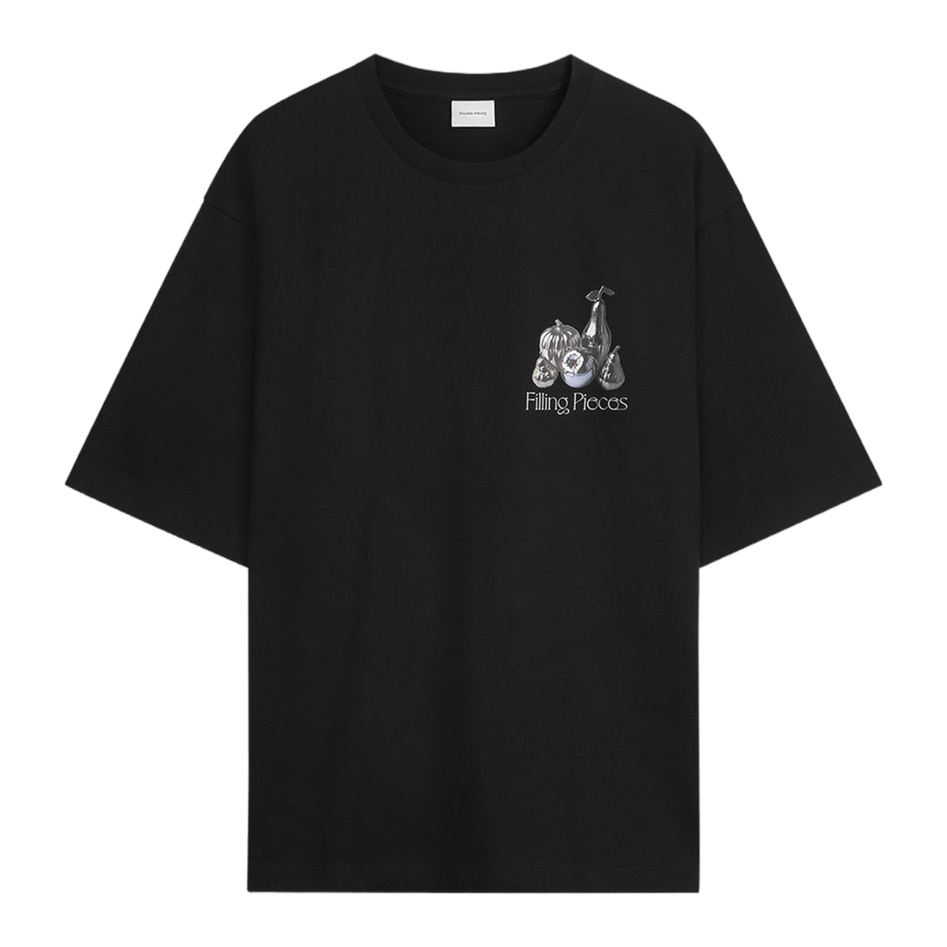 T-shirt Boxy Chrome Fruit Black
