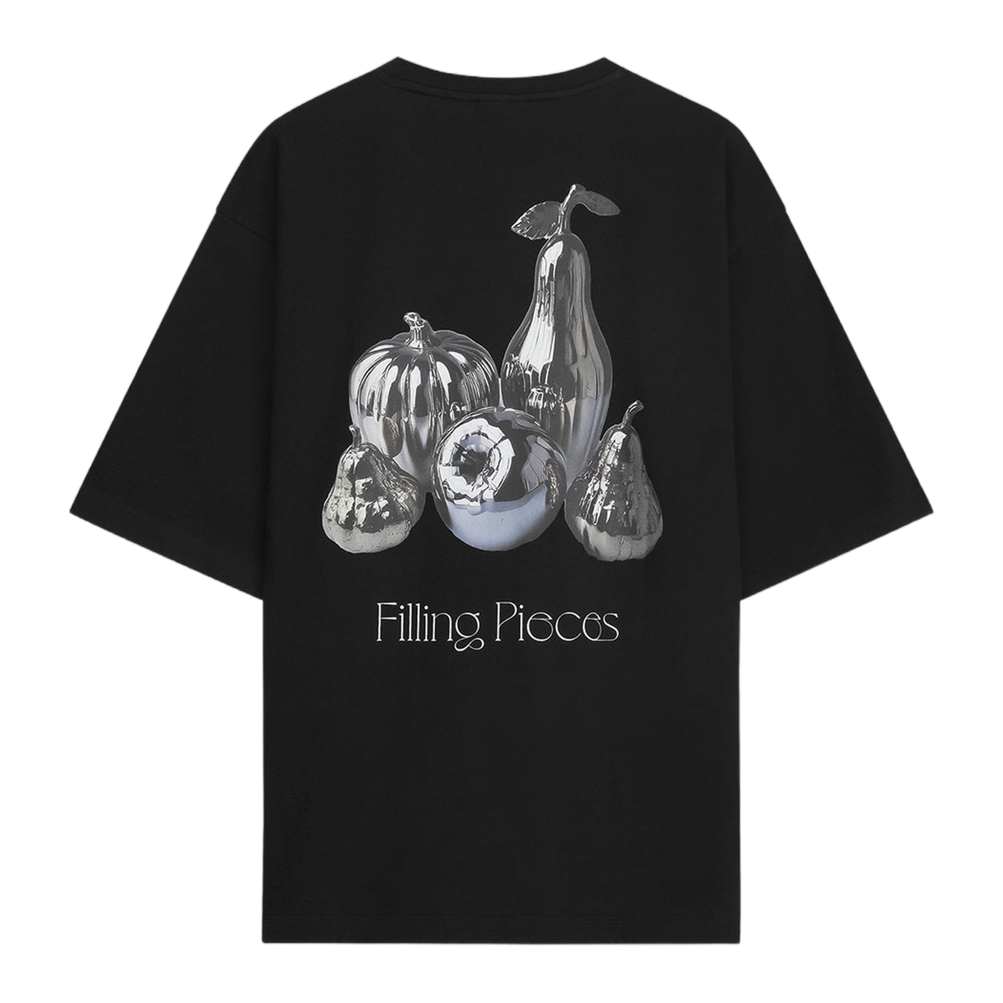 T-shirt Boxy Chrome Fruit Black