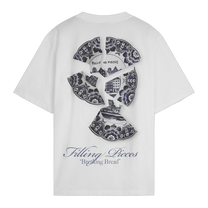 T-shirt Broken Plate White