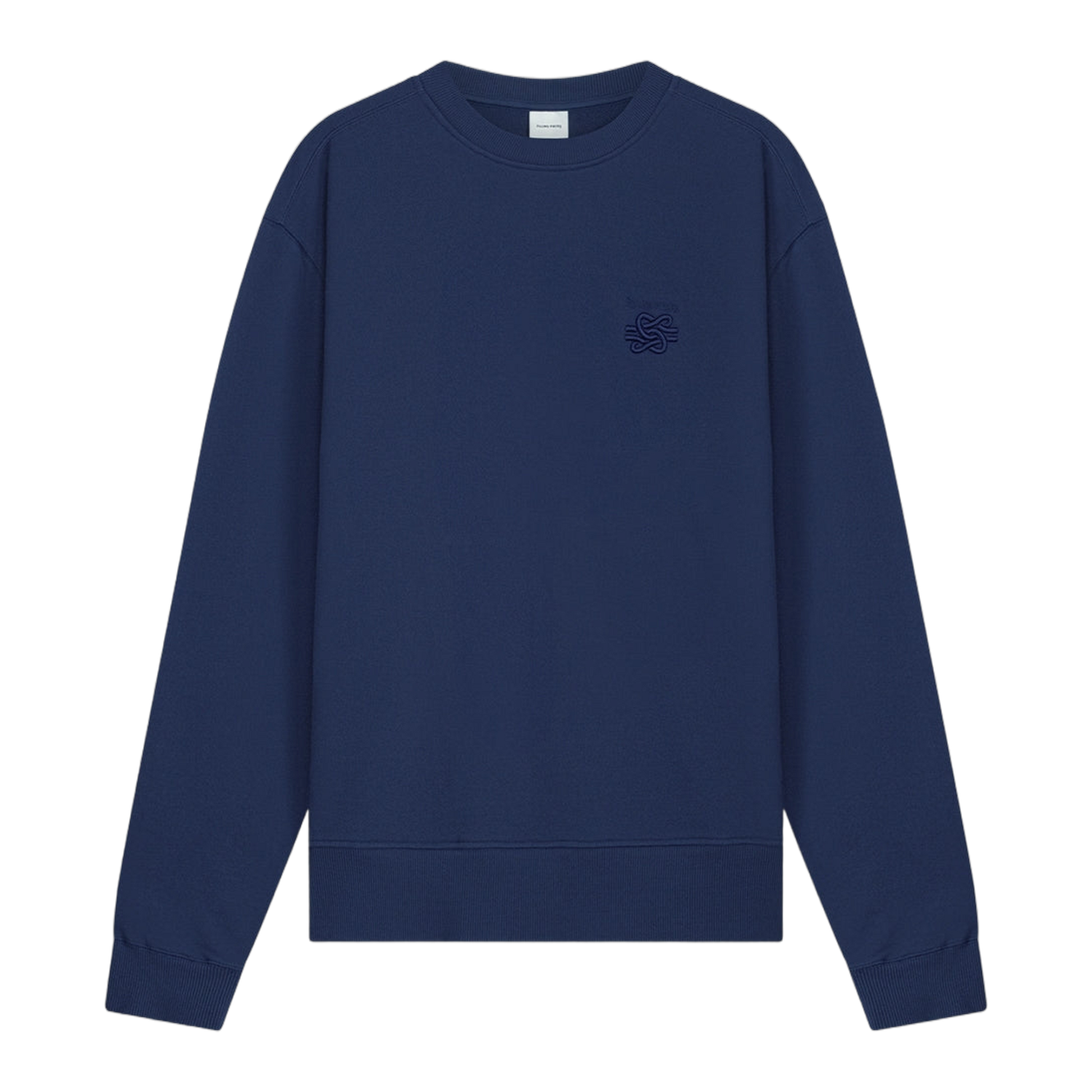 Sweatshirt Embroidered Knot Navy